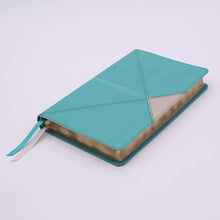 Load image into Gallery viewer, NASB, Thinline Bible, Leathersoft, Teal, Red Letter, 1995 Text, Comfort Print