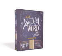 Load image into Gallery viewer, NIV Beautiful Word Bible, Updated Edition: Soft Leather over Hardcover, Gold/Floral