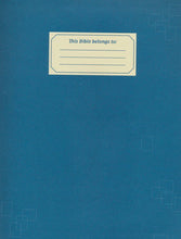 Load image into Gallery viewer, NIV, Artisan Collection Bible, Cloth over Board, Blue, Art Gilded Edges, Red Letter Edition, Comfort Print