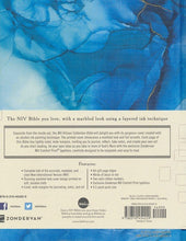 Load image into Gallery viewer, NIV, Artisan Collection Bible, Cloth over Board, Blue, Art Gilded Edges, Red Letter Edition, Comfort Print