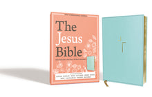 Load image into Gallery viewer, NIV, The Jesus Bible, Soft-Leather-Look Robin's Egg Blue