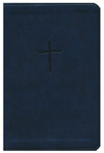 Load image into Gallery viewer, NKJV Compact Bible, Value Edition--soft leather-look, navy