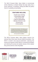 Load image into Gallery viewer, NKJV Compact Bible, Value Edition--soft leather-look, navy