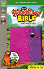 Load image into Gallery viewer, NirV Adventure Bible for Early Readers, Italian Duo-Tone, Elastic Closure, Amethyst/Pink