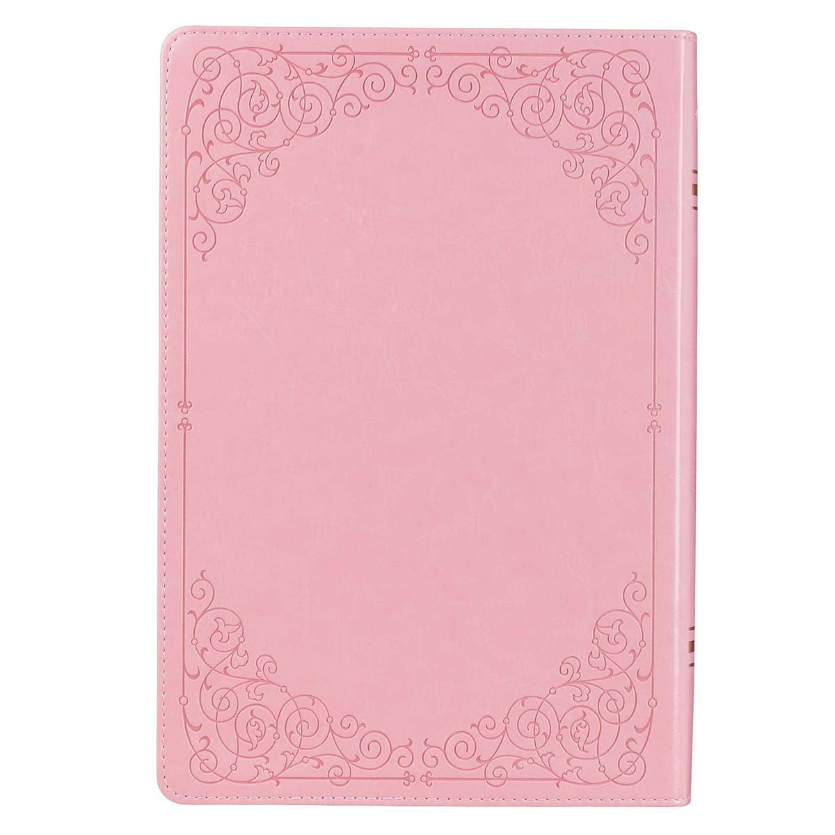 Pink Faux Leather Giant Print Full-size King James Version Bible with ...