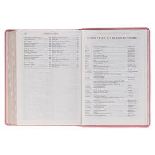 Load image into Gallery viewer, Pink Faux Leather Spiritual Growth Bible