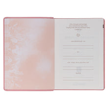 Load image into Gallery viewer, Pink Faux Leather Spiritual Growth Bible