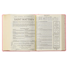 Load image into Gallery viewer, Pink Hardcover Faux Leather KJV My Promise Bible - KJV119