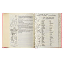 Load image into Gallery viewer, Pink Hardcover Faux Leather KJV My Promise Bible - KJV119