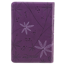 Load image into Gallery viewer, Purple Faux Leather Compact King James Version Bible - KJV004