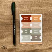 Load image into Gallery viewer, Bible Tabs - Craft for Christ - Shadrach - Pealable sticker for Journaling Medium and Small Bibles