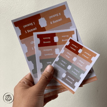Load image into Gallery viewer, Bible Tabs - Craft for Christ - Shadrach - Pealable sticker for Journaling Medium and Small Bibles