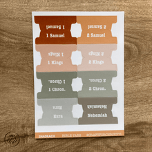 Load image into Gallery viewer, Bible Tabs - Craft for Christ - Shadrach - Pealable sticker for Journaling Medium and Small Bibles