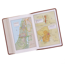 Load image into Gallery viewer, Tan Faux Leather Super Giant Print King James Version Bible KJV077