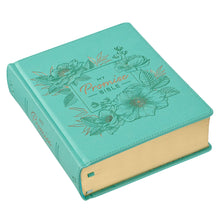 Load image into Gallery viewer, Teal Faux Leather Hardcover KJV My Promise Bible - KJV120
