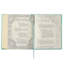 Load image into Gallery viewer, Teal Faux Leather Hardcover KJV My Promise Bible - KJV120