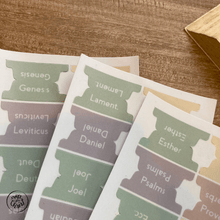 Load image into Gallery viewer, Bible Tabs - Craft for Christ - Vibe - Pealable sticker for Journaling Medium and Small Bibles