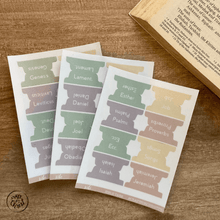 Load image into Gallery viewer, Bible Tabs - Craft for Christ - Vibe - Pealable sticker for Journaling Medium and Small Bibles
