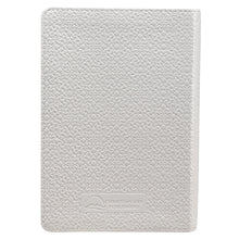 Load image into Gallery viewer, White Faux Leather Compact King James Version Bible - KJV006
