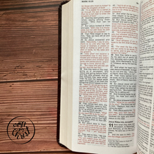 Load image into Gallery viewer, NKJV Classic Checkbook Bible, Bonded leather, black with snap-flap