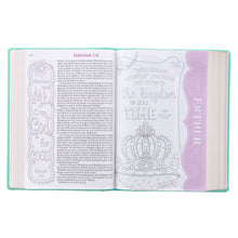 Load image into Gallery viewer, ESV My Creative Bible for Girls Teal Butterfly - ESV006