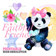 Load image into Gallery viewer, Faithful Friends bible journaling printable file
