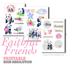 Load image into Gallery viewer, Faithful Friends bible journaling printable file