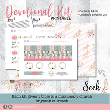 Load image into Gallery viewer, Seek - Bible Journaling Devotional Kit