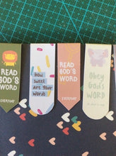 Load image into Gallery viewer, Bible Verse magnetic bookmark for Bible & Journal
