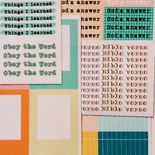 Load image into Gallery viewer, Prayer journal war binder sticker kit