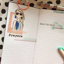 Load image into Gallery viewer, Prayer journal war binder sticker kit