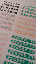 Load image into Gallery viewer, Prayer journal war binder sticker kit