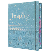 Load image into Gallery viewer, Inspire Bible for Girls NLT LeatherLike Hardcover, Blue