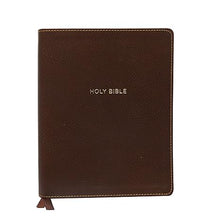 Load image into Gallery viewer, NKJV, Journal the Word Reference Bible, Leathersoft, Brown, Red Letter, Comfort Print
