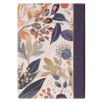 Load image into Gallery viewer, Navy Leaf Faux Leather Spiritual Growth Bible
