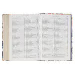 Load image into Gallery viewer, Navy Leaf Faux Leather Spiritual Growth Bible
