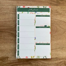 Load image into Gallery viewer, Faith Planner | Weekly Planner Notepad | GREEN

