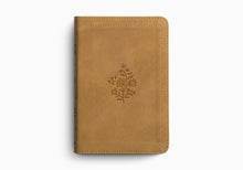 Load image into Gallery viewer, ESV Compact Bible TruTone®, Nubuck Caramel, Wildflower Design
