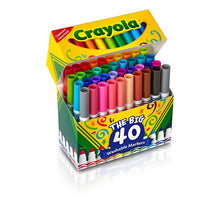 Load image into Gallery viewer, 40 Count Washable Markers, Broad Line
