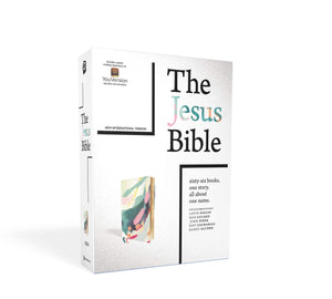 The Jesus Bible Artist Edition, NIV, Leathersoft, Multi-color/Teal, Comfort Print