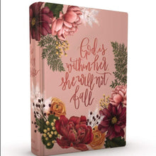 Load image into Gallery viewer, NIV, Artisan Collection Bible, Cloth over Board, Pink Floral, Red Letter, Comfort Print
