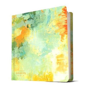 The Message Canvas Bible Hardcover, Spring Palette