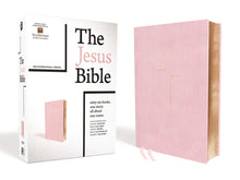 Load image into Gallery viewer, The Jesus Bible, NIV Edition, Leathersoft over Board, Pink, Comfort Print
