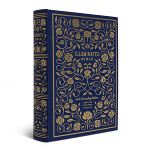 ESV Illuminated Bible, Art Journaling Edition Cloth over Board, Navy