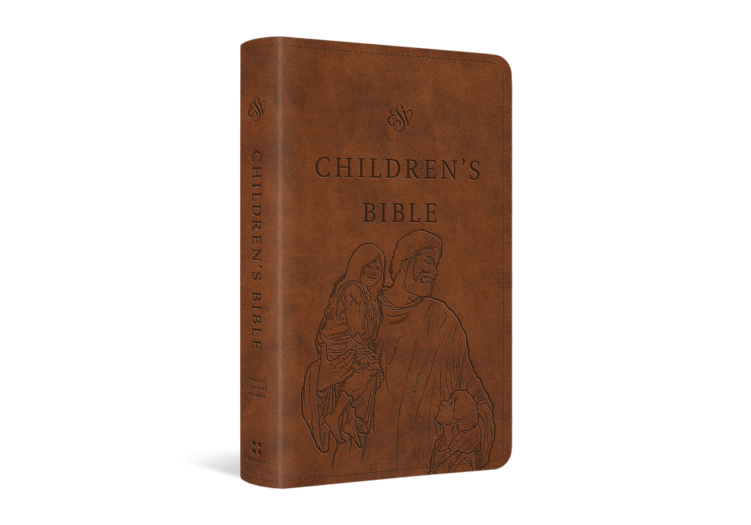 ESV Children's Bible TruTone®, Brown, Let the Children Come Design