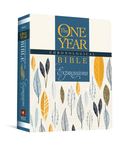 The One Year Chronological Bible Expressions Hardcover / Blue Deluxe