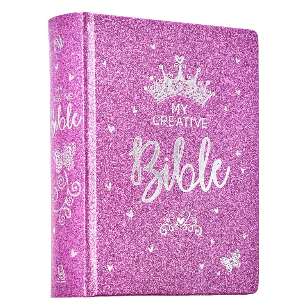 ESV My Creative Bible for Girls Purple Glitter - ESV002