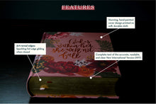 Load image into Gallery viewer, NIV, Artisan Collection Bible, Cloth over Board, Pink Floral, Red Letter, Comfort Print
