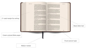 ESV Single Column Journaling Bible, Hardcover, Customizable Cover