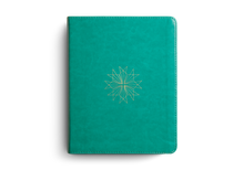 Load image into Gallery viewer, ESV Single Column Journaling Bible TruTone®, Teal, Resplendent Cross Design
